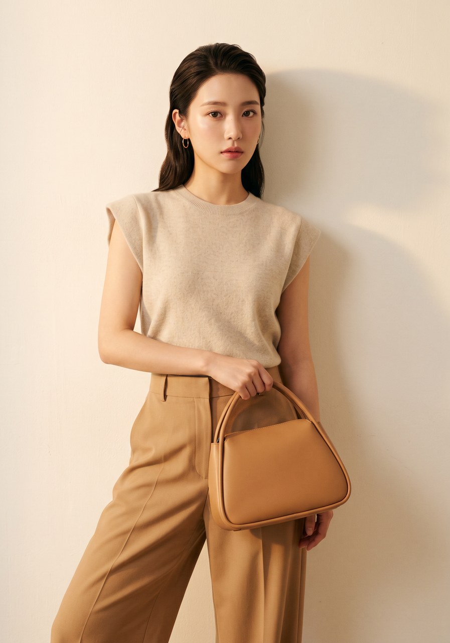 로에베 플라멩코백 착용 컷